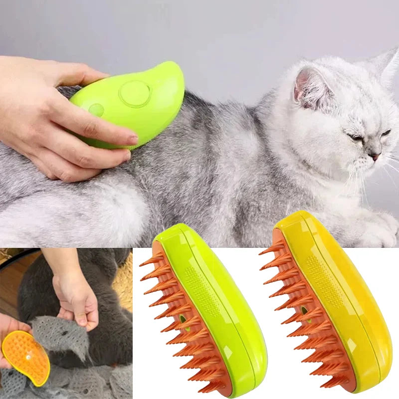 Brosse à vapeur pour chat