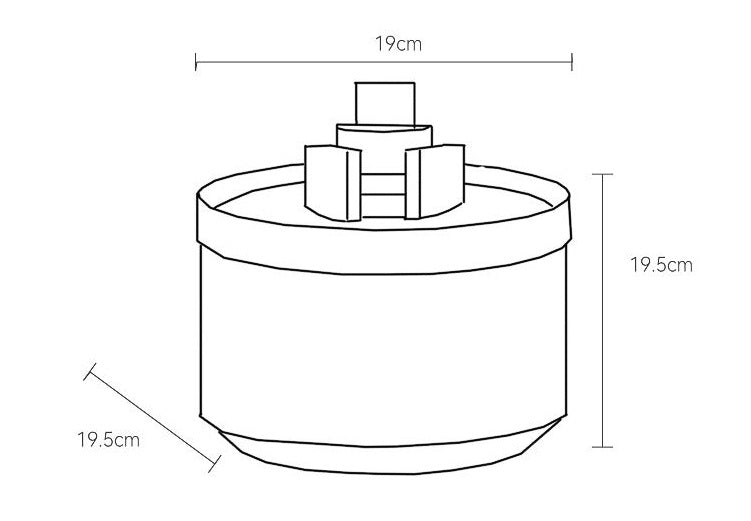 Fontana per gatti Fontana per bevande a induzione wireless 