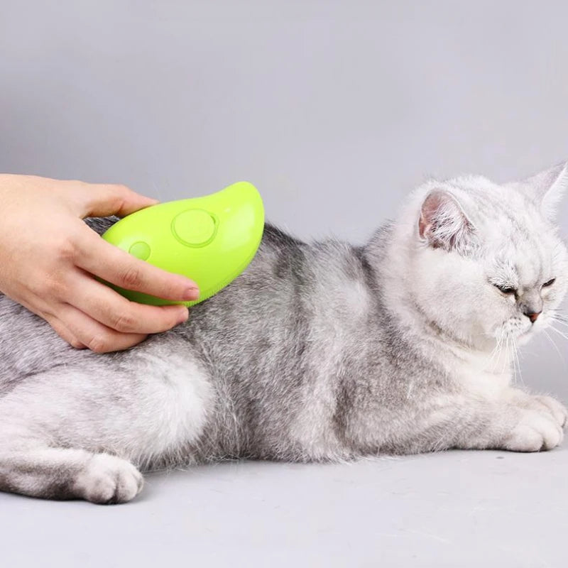 Brosse à vapeur pour chat